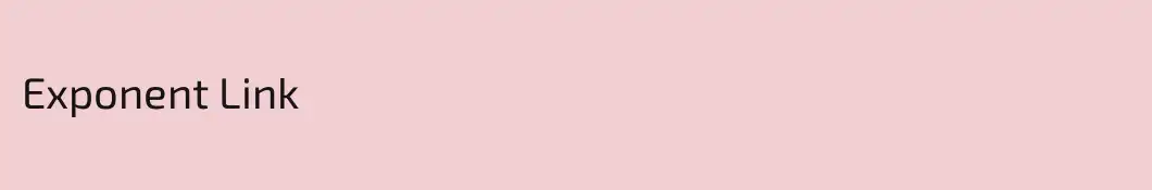 Exponent Link